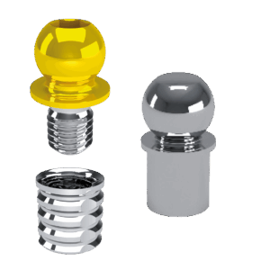 KIT SFERA FILETTATA NORMO+TiN DA INCOLLARE
