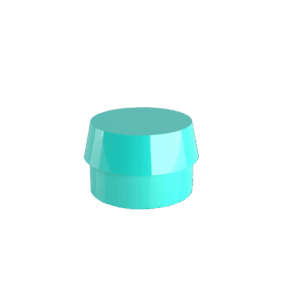 CAPPETTE RICAMBI OT CAP SYSTEM MICRO Ø1.6 VERDE ACQUA