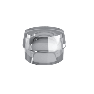 CAPPETTE RICAMBI OT CAP SYSTEM NORMO Ø2,5 BIANCHE TRASPARENTI - immagine 1